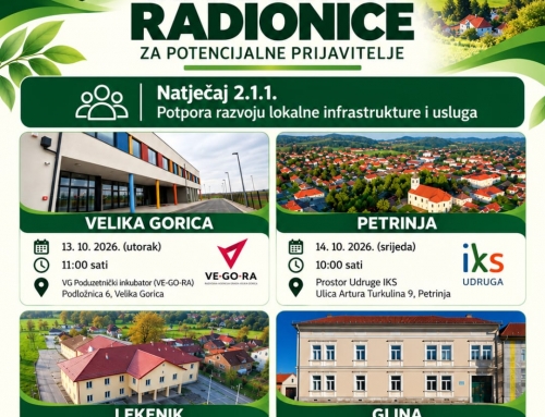 Objavljen Natječaj 2.1.1. – Potpora razvoju lokalne infrastrukture i usluga
