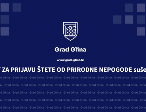 POZIV ZA PRIJAVU ŠTETE OD PRIRODNE NEPOGODE SUŠE 2025.