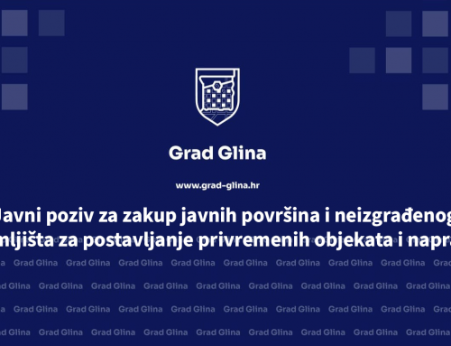 Javni poziv za zakup javnih površina i neizgrađenog zemljišta za postavljanje privremenih objekata i naprava
