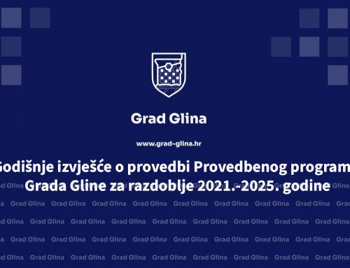 Godišnje izvješće o provedbi Provedbenog programa Grada Gline za razdoblje 2021.-2025. godine